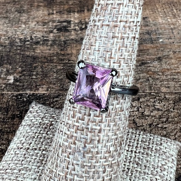 Sim Pink Sapphire Fashion Ring Size 6.5 - Picture 3 of 10